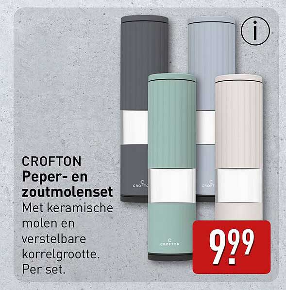 CROFTON Peper- en zoutmolenset