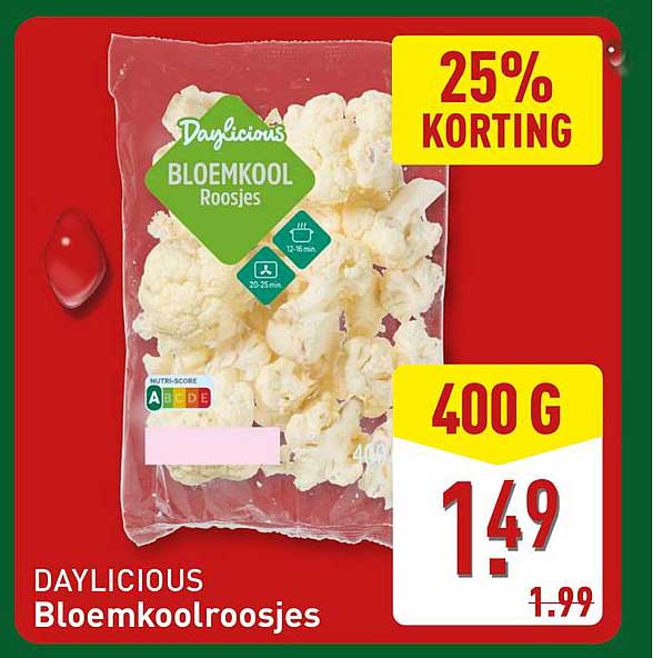 DAYLICIOUS Bloemkoolroosjes