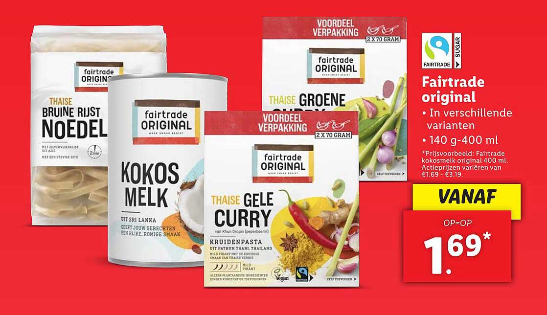 Fairtrade original - In verschillende varianten