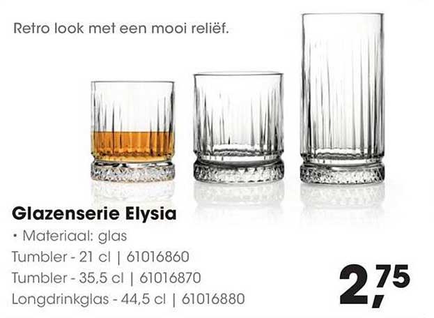 Glazenserie Elysia