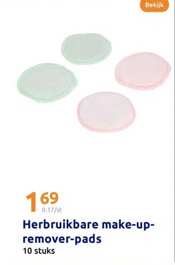 Herbruikbare make-up-remover-pads