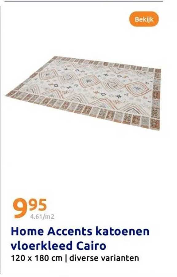 Home Accents katoenen vloerkleed Cairo