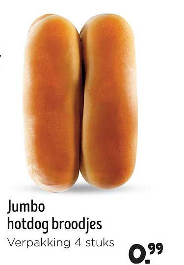Jumbo hotdog broodjes