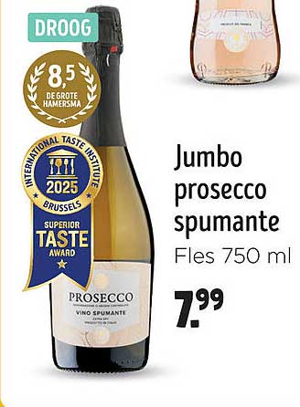 Jumbo prosecco spumante Fles 750 ml