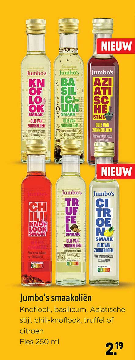 Jumbo's smaakoliën