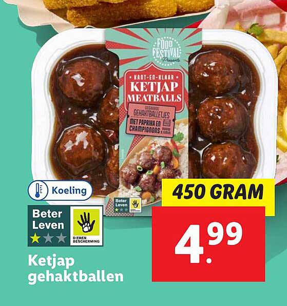 Ketjap gehaktballen