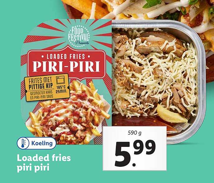 Loaded fries piri piri