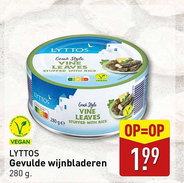 LYTTOS Gevulde wijnbladeren 280 g.