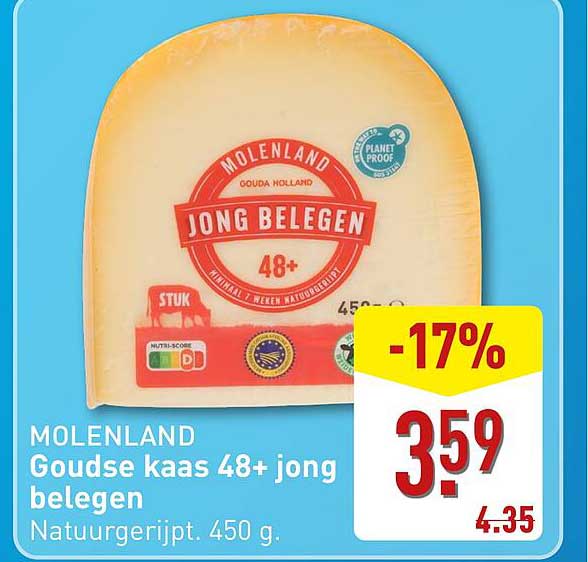 MOLENLAND Goudse kaas 48+ jong belegen