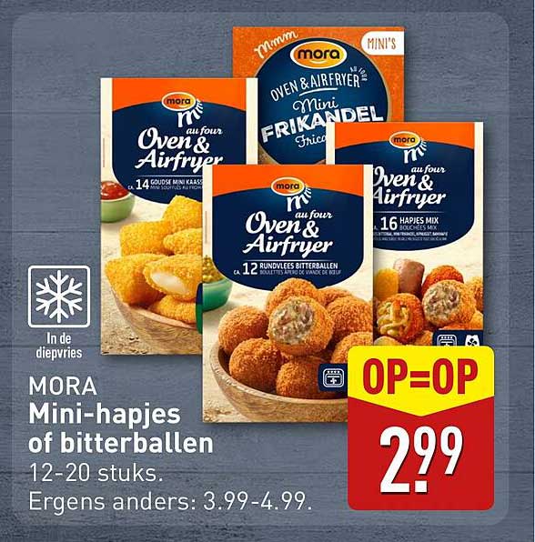 MORA Mini-hapjes of bitterballen 12-20 stuks