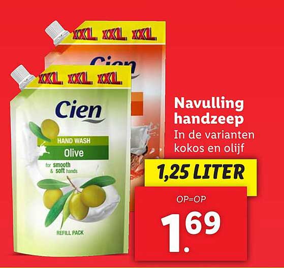 Navulling handzeep