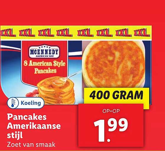 Pancakes Amerikaanse stijl