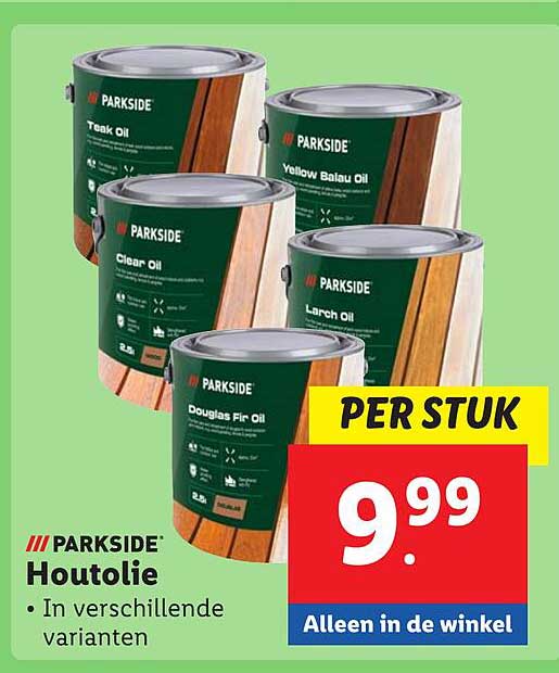 PARKSIDE Houtolie - Per stuk
