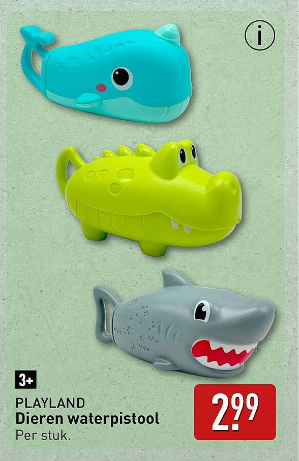 PLAYLAND Dieren waterpistool