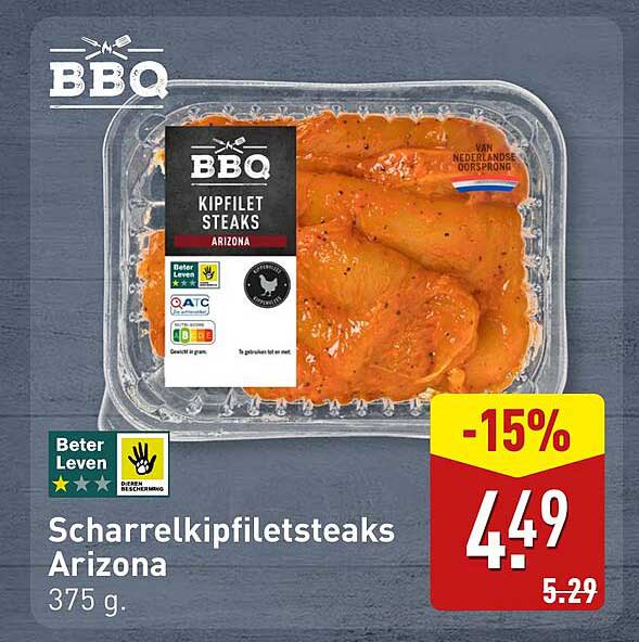 Scharrelkipfiletsteaks Arizona