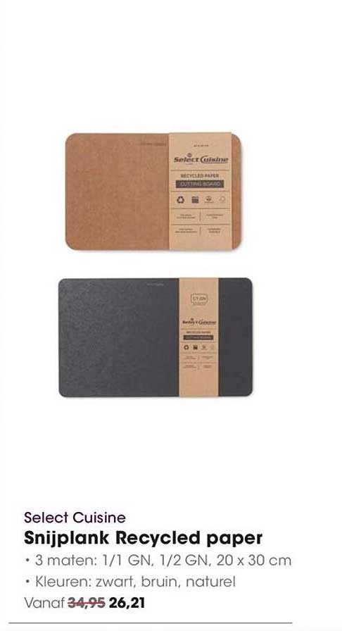 Snijplank Recycled paper