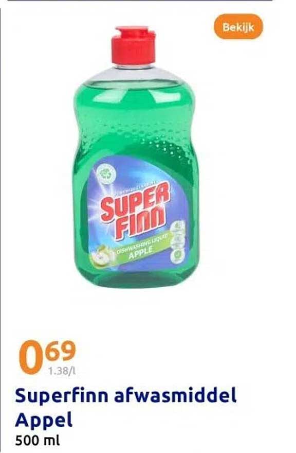 Superfinn afwasmiddel Appel