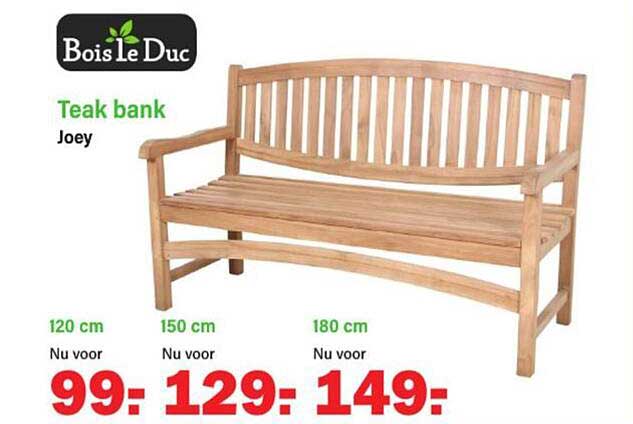 Teak bank Joey