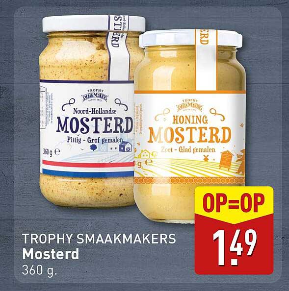 TROPHY SMAAKMAKERS Mosterd 360 g
