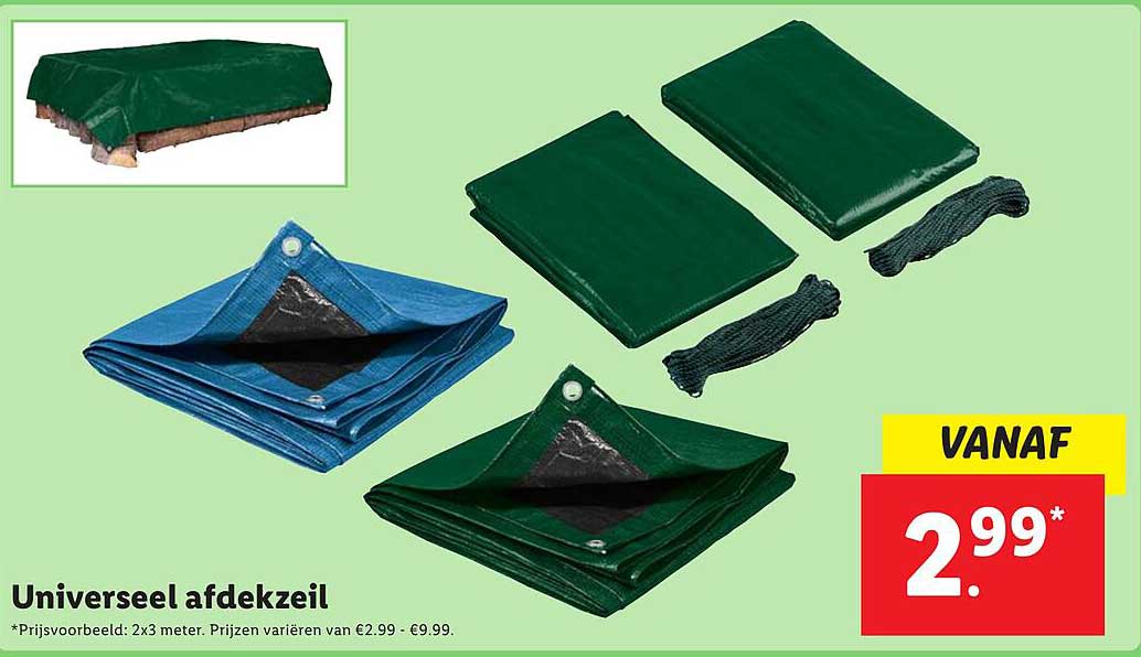 Universeel afdekzeil