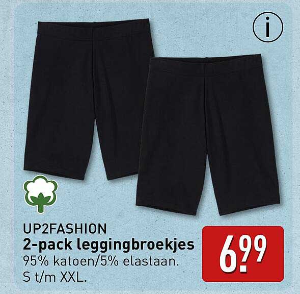 UP2FASHION 2-pack leggingbroekjes