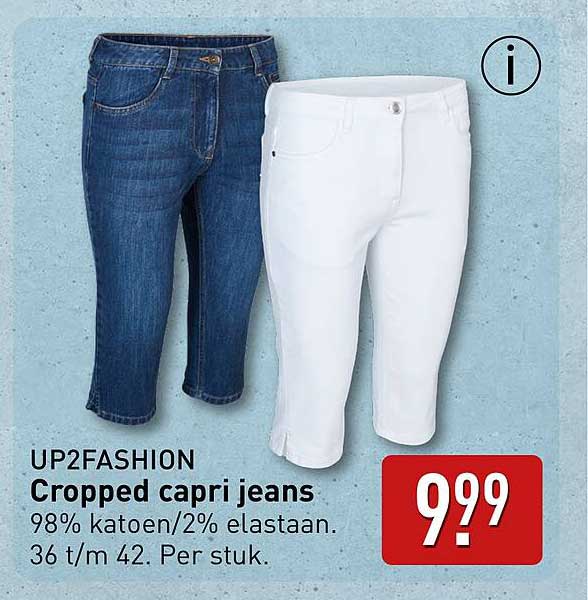 UP2FASHION Cropped capri jeans