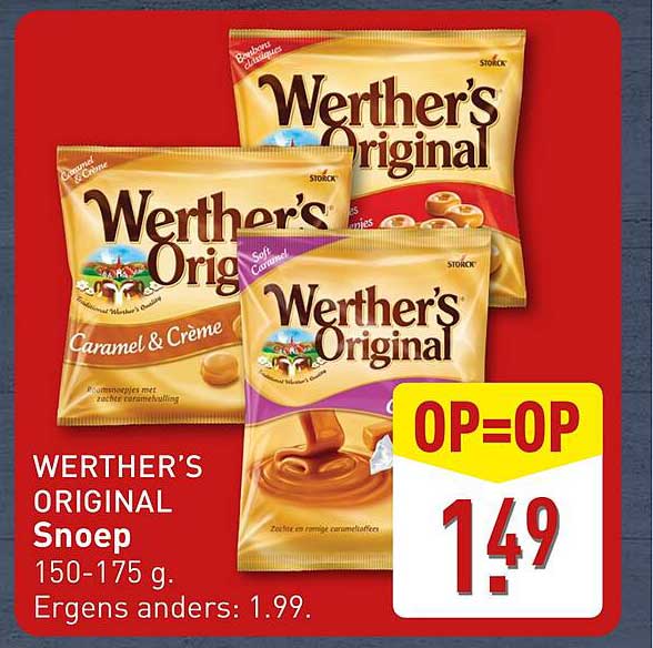 WERTHER'S ORIGINAL Snoep 150-175 g.