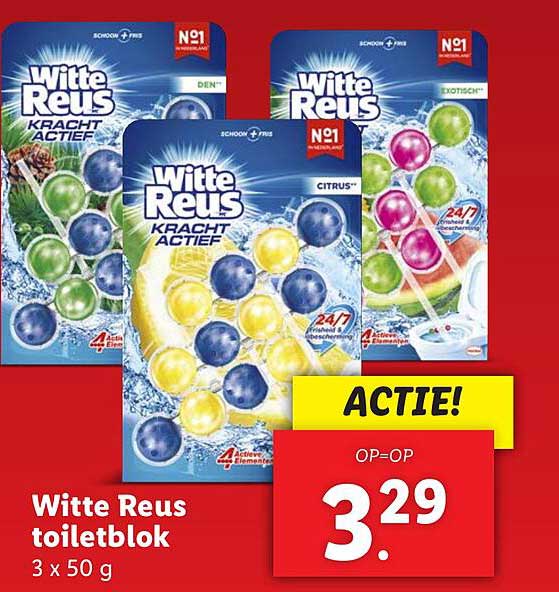 Witte Reus toiletblok 3 x 50 g