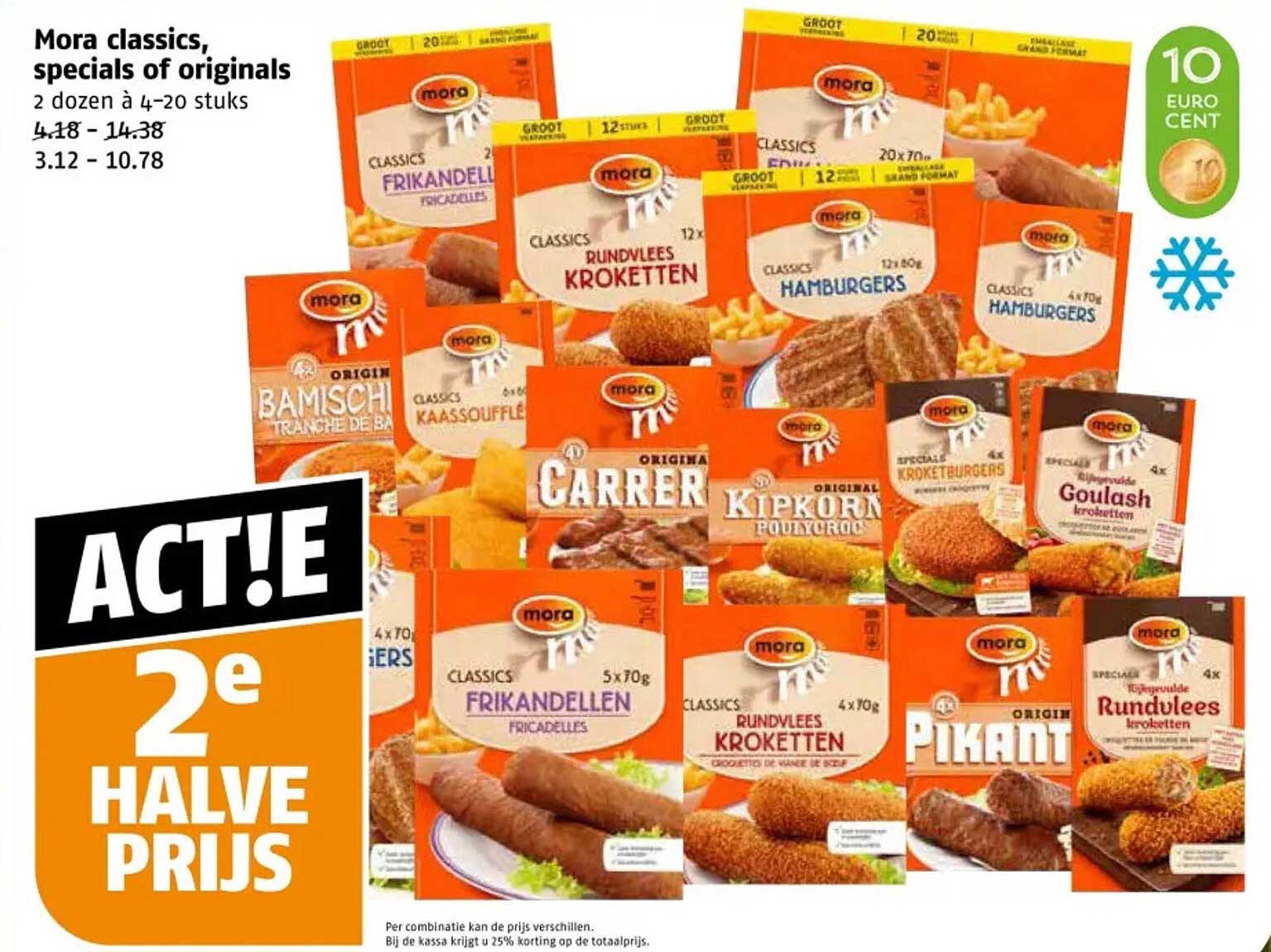 ACTIE: 2e HALVE PRIJS