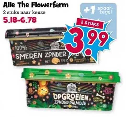 Alle The Flowerfarm 2 stuks naar keuze