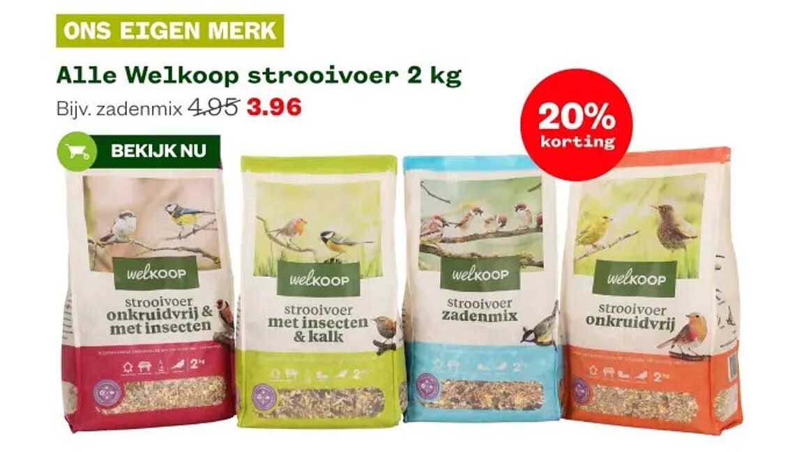 Alle Welkoop strooivoer 2 kg