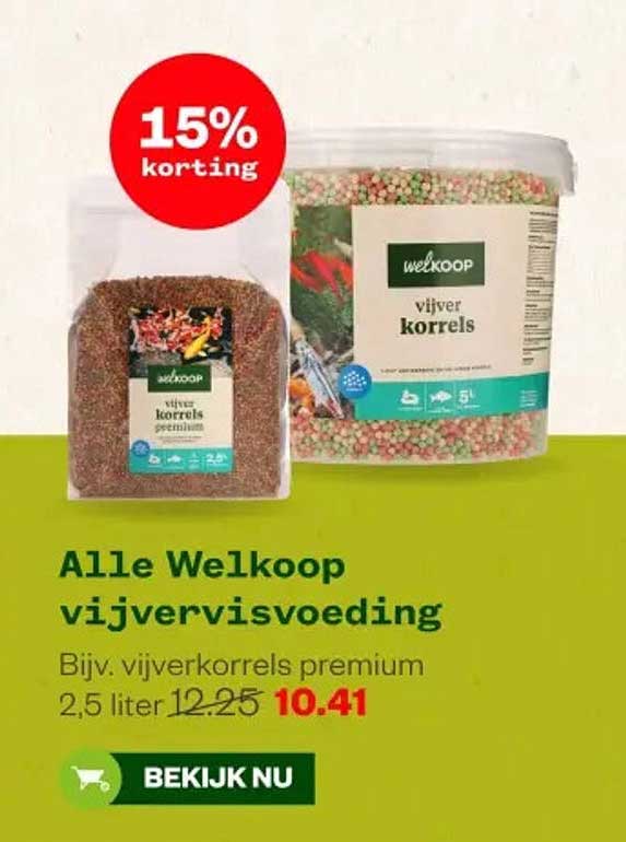 Alle Welkoop vijvervisvoeding