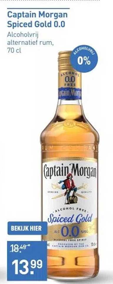 Captain Morgan Spiced Gold 0.0