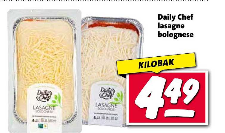 Daily Chef lasagne bolognese