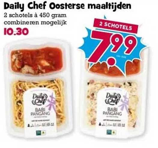 Daily Chef Oosterse maaltijden