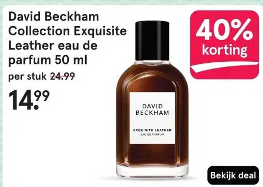 David Beckham Collection Exquisite Leather eau de parfum 50 ml