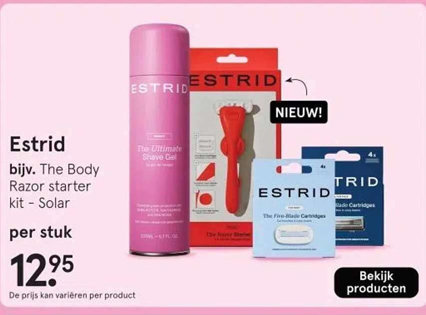 Estrid bijv. The Body Razor starter kit - Solar