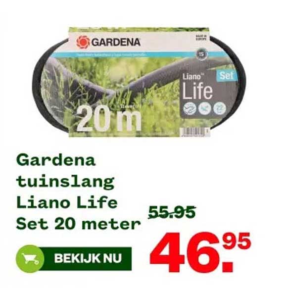 Gardena tuinslang Liano Life Set 20 meter