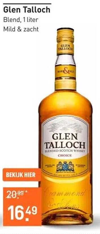 Glen Talloch Blend, 1 liter Mild & zacht