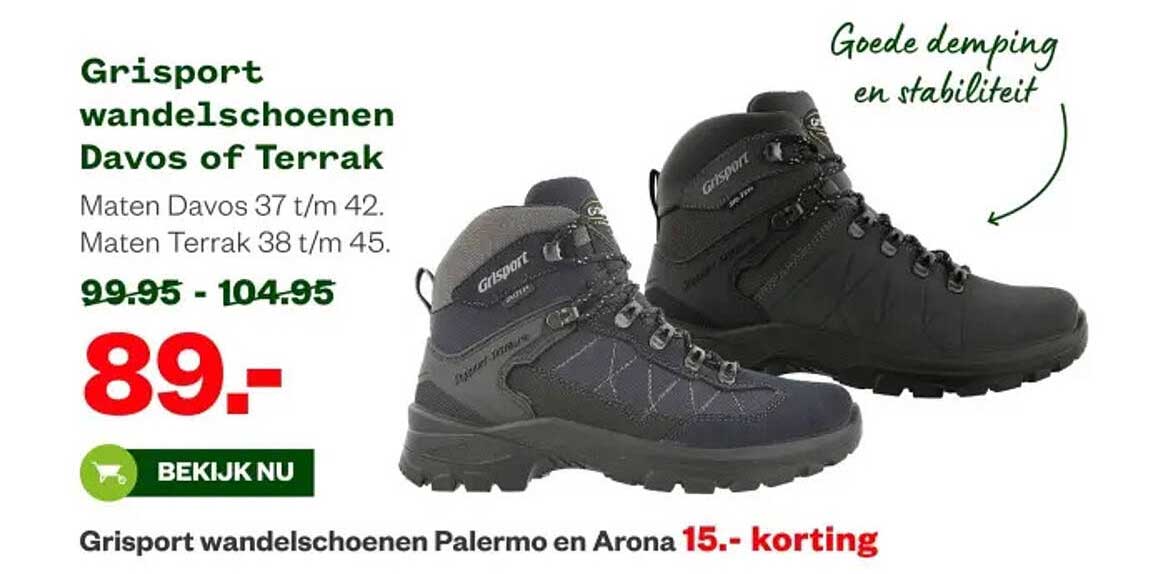Grisport wandelschoenen Davos of Terrak