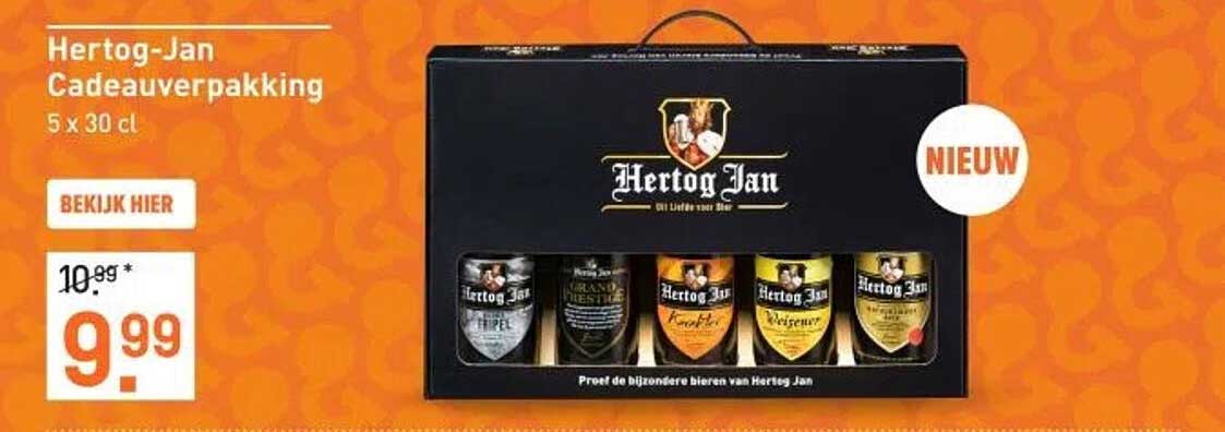 Hertog-Jan Cadeauverpakking 5 x 30 cl