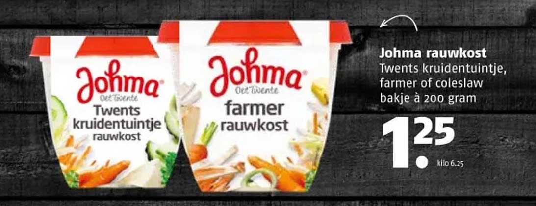Johma rauwkost Twents kruidentuintje, farmer of coleslaw bakje à 200 gram