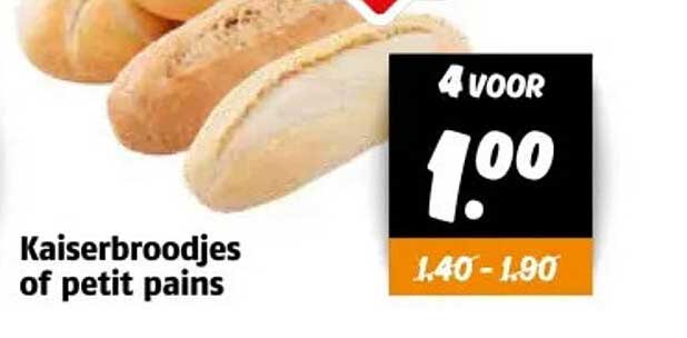 Kaiserbroodjes of petit pains