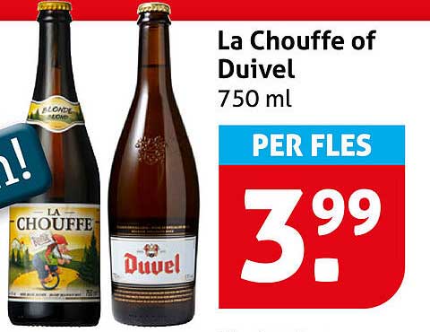 La Chouffe of Duvel 750 ml