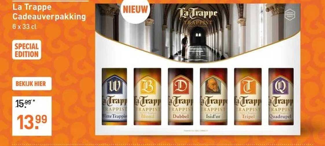 La Trappe Cadeauverpakking 6 x 33 cl