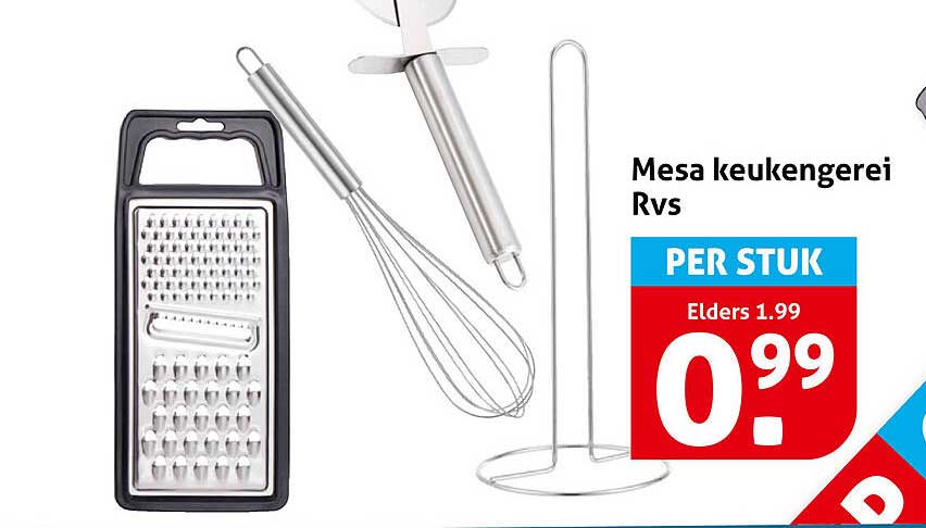 Mesa keukengerei Rvs