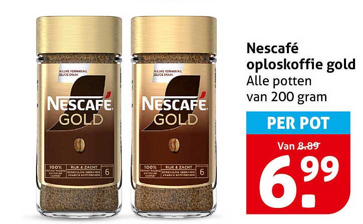 Nescafé oploskoffie gold