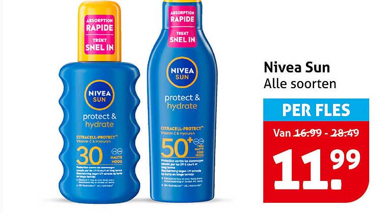 Nivea Sun Alle soorten