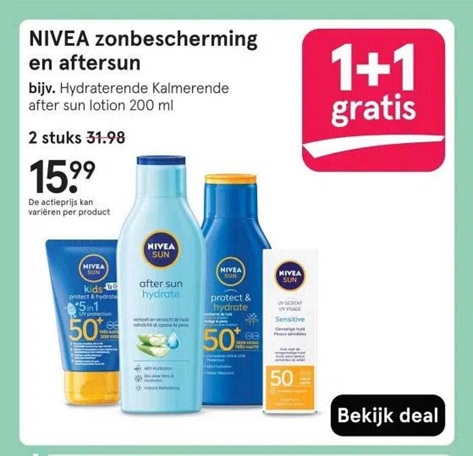 NIVEA zonbescherming en aftersun