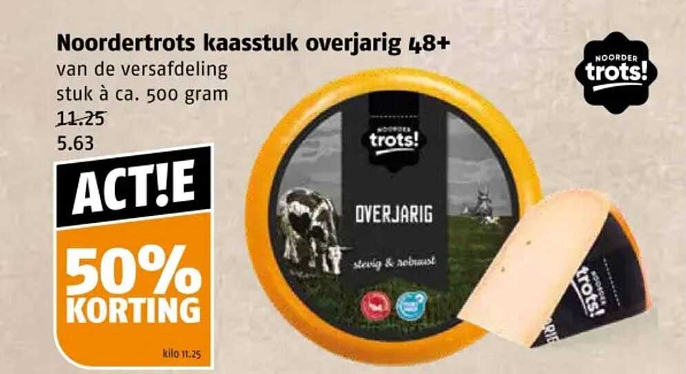 Noordertrots kaassstuk overjarig 48+